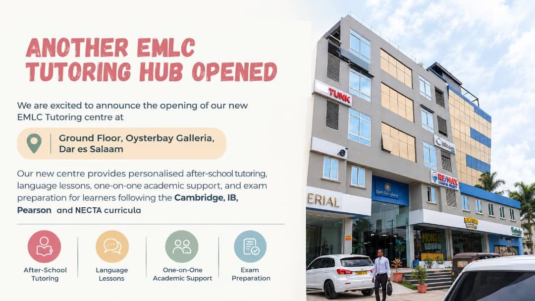 EMLC Ground floor, Oyster Pearl Galleria, Dar es salaam learning centre